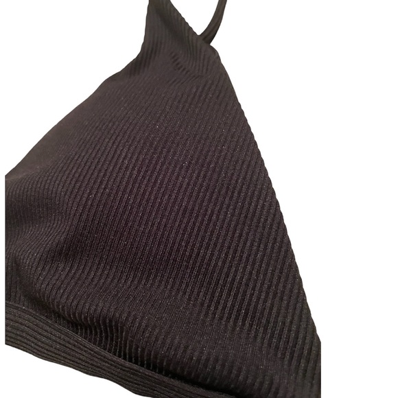 New Zaful Ribbed Triangle bikini top - Picture 2 of 4